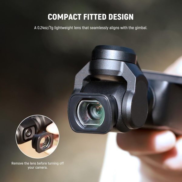 NEEWER 2X Macro Lens for Pocket 3, Magnetic Close Up Macro Photography Lens, 3 Elements in 3 Groups Multicoated HD Optical Glass, Compatible with DJI Osmo Pocket 3, Do Not Stack Filters, LS-64 - Image 7