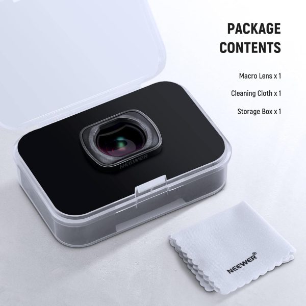 NEEWER 2X Macro Lens for Pocket 3, Magnetic Close Up Macro Photography Lens, 3 Elements in 3 Groups Multicoated HD Optical Glass, Compatible with DJI Osmo Pocket 3, Do Not Stack Filters, LS-64 - Image 8